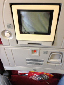 The IFE was on-demand, but looked pretty ghetto