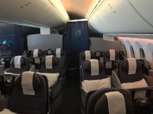 I practically had the BusinessFirst cabin to myself!