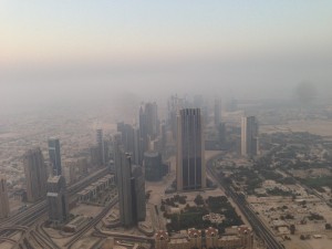 Dubai from the "At the top" Observation Deck