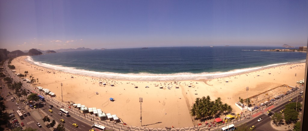Copacabana Beach from the JW Marriott