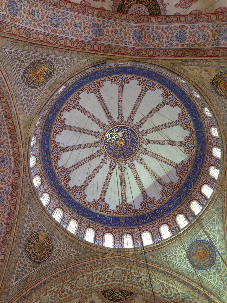 Blue Mosque Ceiling