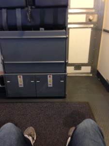 Plenty of leg room in row 1